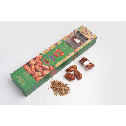 Al Jazira Khlas Dates with Sesame — 21x3 Pack